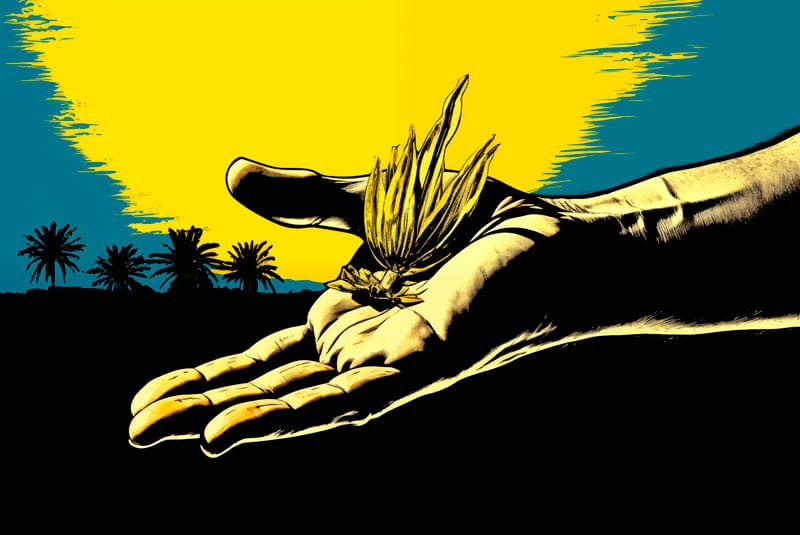 Ilustración de la Última semilla (Pueblo, Selva, Muerte)
