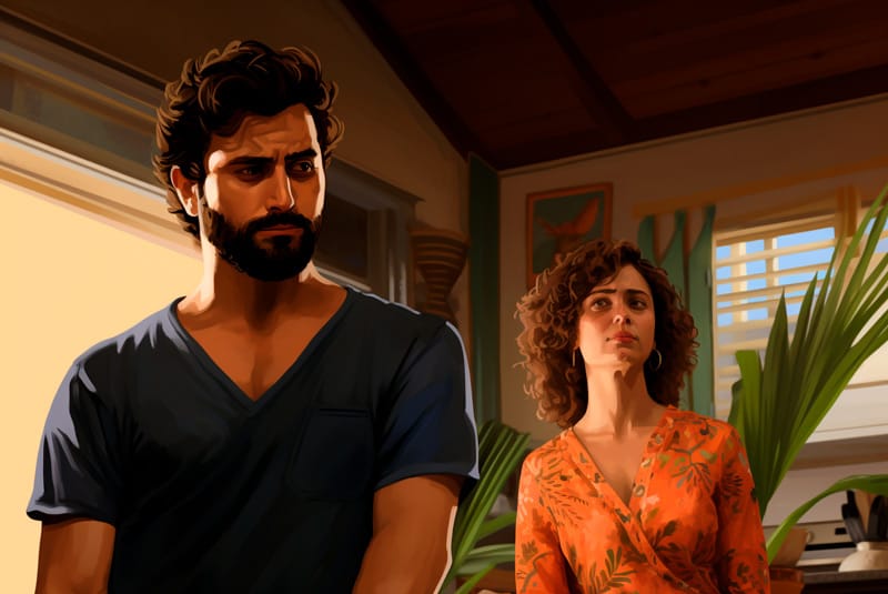 Madre de Yassir reprochando a la Novia de Puerto Colombia